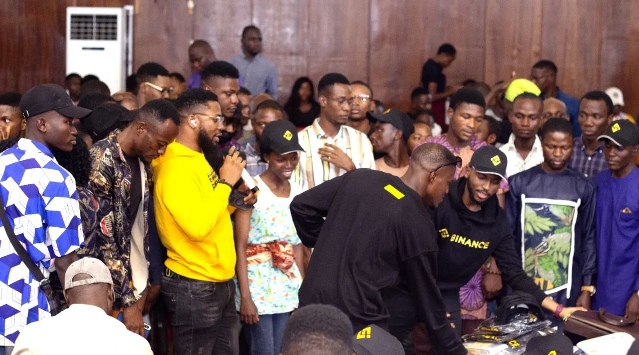 Massive Energy at the Binance Meetup Ibadan 2022!