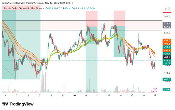 Profitable BCHUSD Short Trade