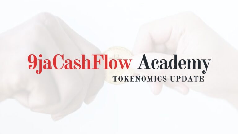 Exciting Tokenomics Update for the 9jacashflow Community!
