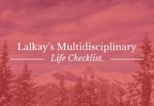 My Multidisciplinary Life Checklist My Multidisciplinary Life Checklist