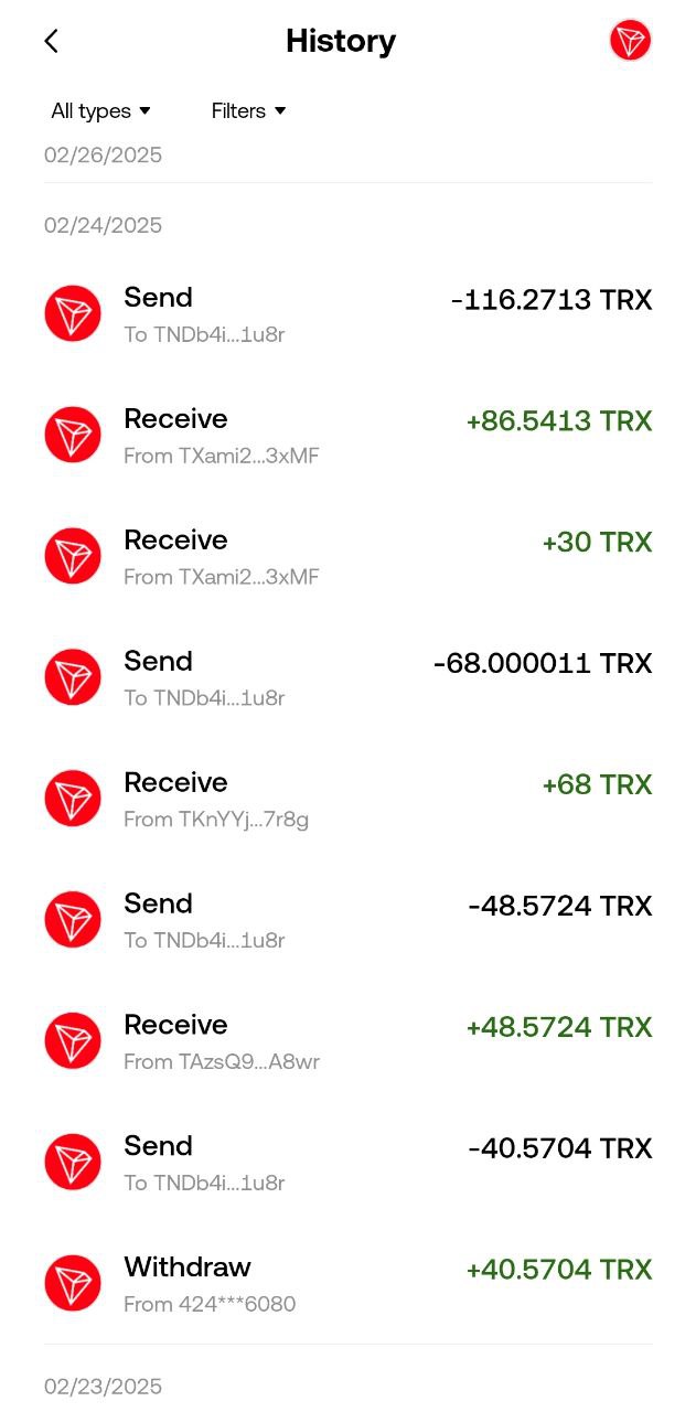 Scam Passphrase Transaction History 2